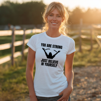 Load image into Gallery viewer, &quot;You Are Strong&quot; -  Heavyweight Cotton T-Shirt – Durable Classic Fit for Casual Wear
